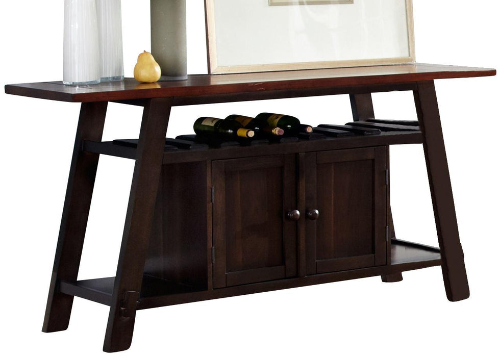 Liberty Furniture Lawson Server in Light/Dark Expresso
