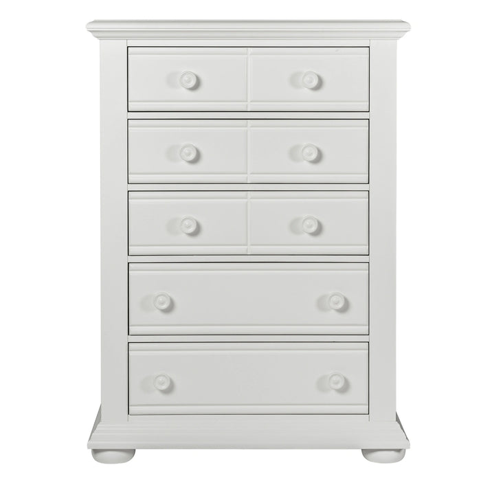 Summer House I Panel Bed, Dresser & Mirror, Chest image
