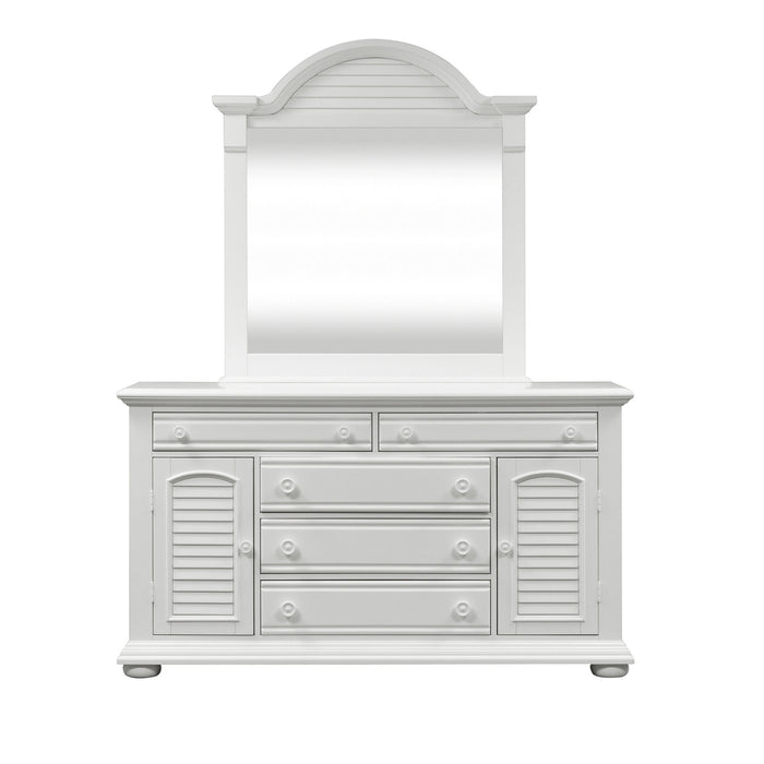 Summer House I Panel Bed, Dresser & Mirror, Chest image