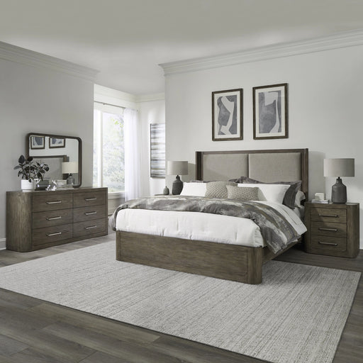 South Bend King Shelter Bed, Dresser & Mirror, Night Stand image