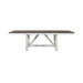 Farmhouse Trestle Table in White image