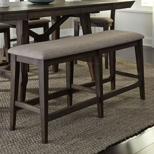 Double Bridge Counter Bench (RTA) in Dark Chestnut image
