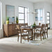 Harmony 7 Piece Trestle Table Set image