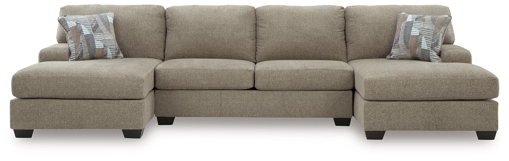 Newellen Sectional with Double Chaise - Williston Home Furniture (Williston, FL)