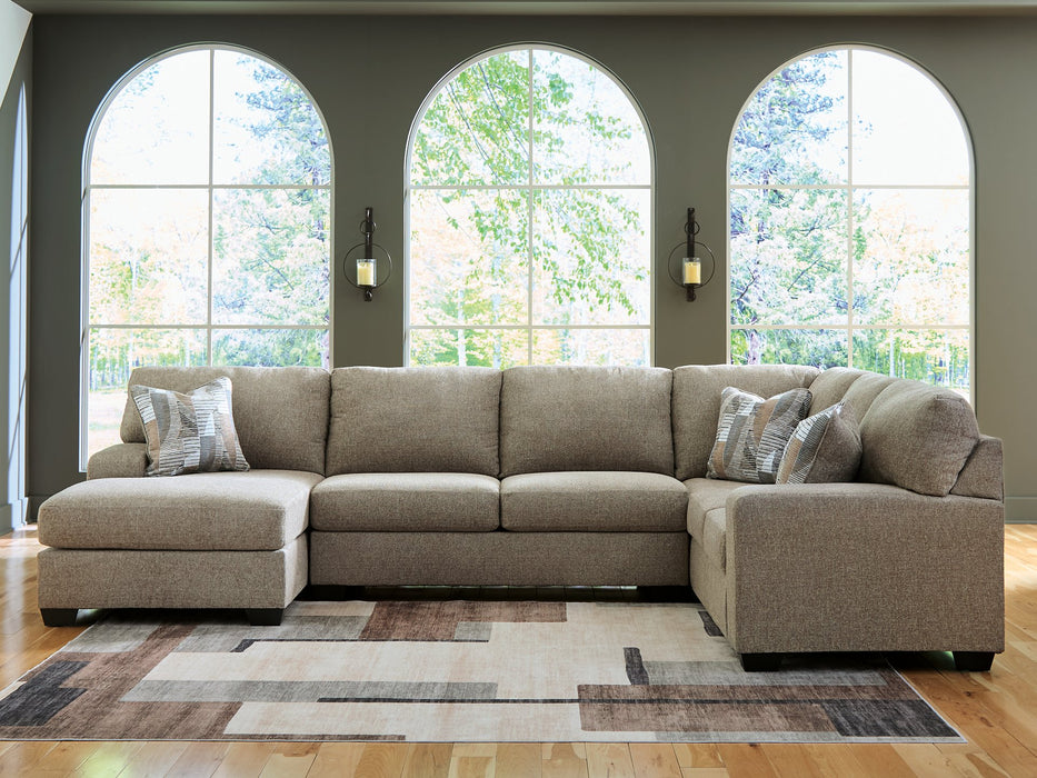 Newellen Sleeper Sectional with Chaise - Williston Home Furniture (Williston, FL)