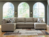 Newellen Sleeper Sectional with Chaise - Williston Home Furniture (Williston, FL)