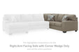 Newellen Sleeper Sectional with Chaise - Williston Home Furniture (Williston, FL)