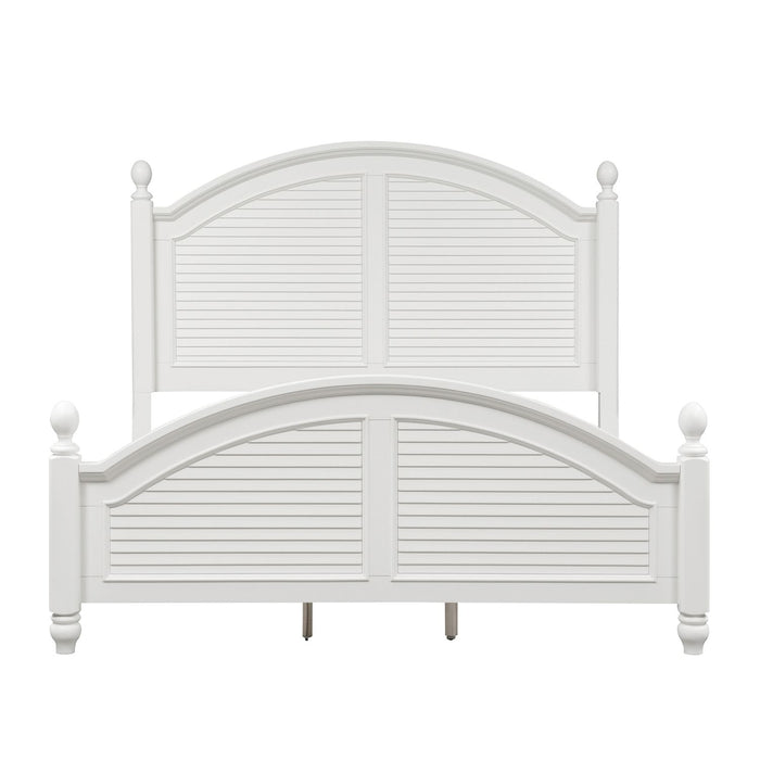 Summer House I King Poster Bed, Dresser & Mirror, Night Stand