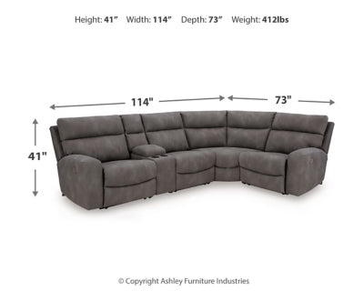 Next-Gen DuraPella Power Reclining Sectional - Williston Home Furniture (Williston, FL)