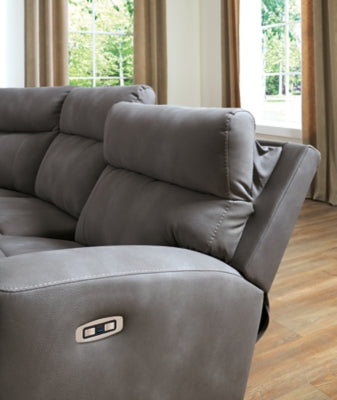 Next-Gen DuraPella Power Reclining Sectional - Williston Home Furniture (Williston, FL)