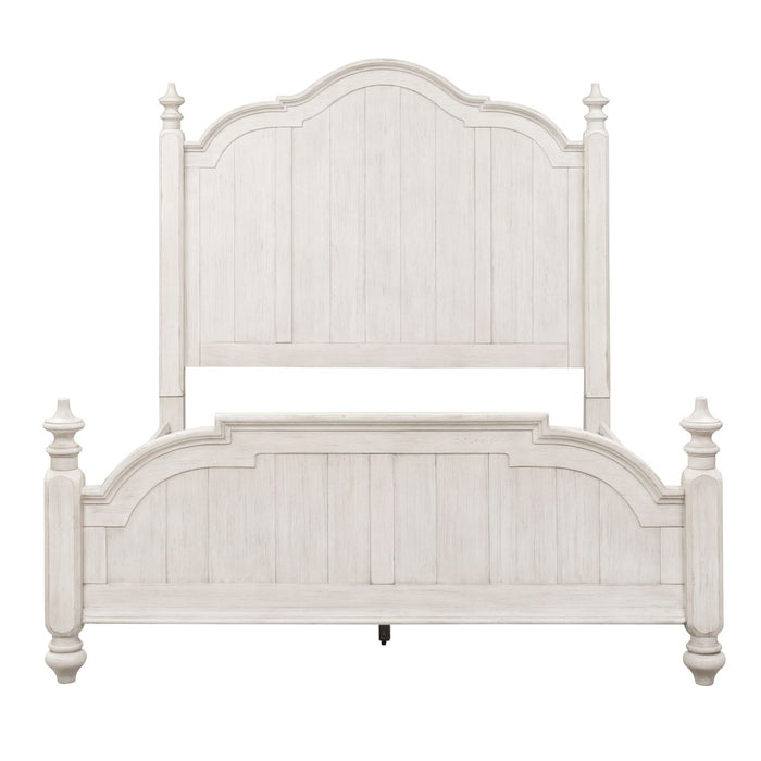 Farmhouse Reimagined King Poster Bed, Dresser & Mirror, Night Stand