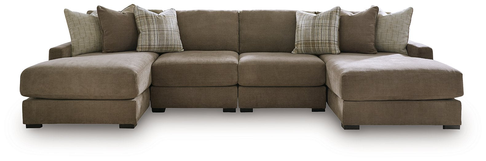 Camellia-Court Double Chaise Sectional - Williston Home Furniture (Williston, FL)