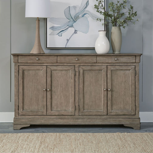 Liberty Furniture Morrow Bay Hall Buffet in Sandy Taupe EST SHIP TIME APPX 4 WEEKS image
