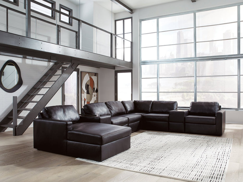 Modmax II Sectional with Chaise and Storage Consoles - Williston Home Furniture (Williston, FL)