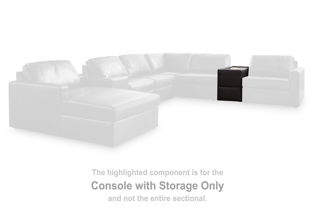 Modmax II Sectional Sofa with Storage Console - Williston Home Furniture (Williston, FL)