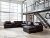 Modmax II Sectional with Chaise and Storage Consoles - Williston Home Furniture (Williston, FL)