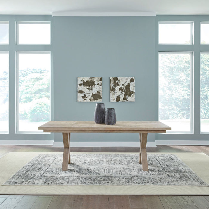 Brentwood Double Pedestal Table Set