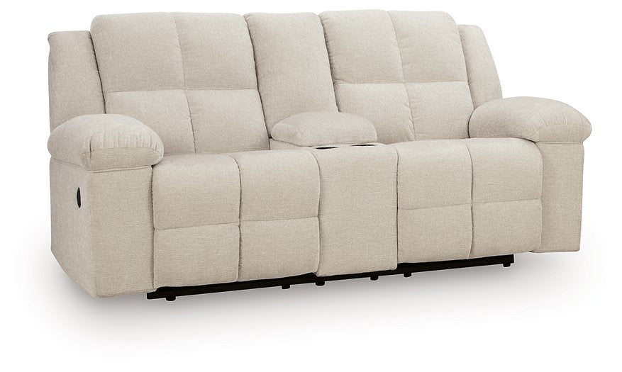 Orlen Reclining Loveseat with Console - Williston Home Furniture (Williston, FL)