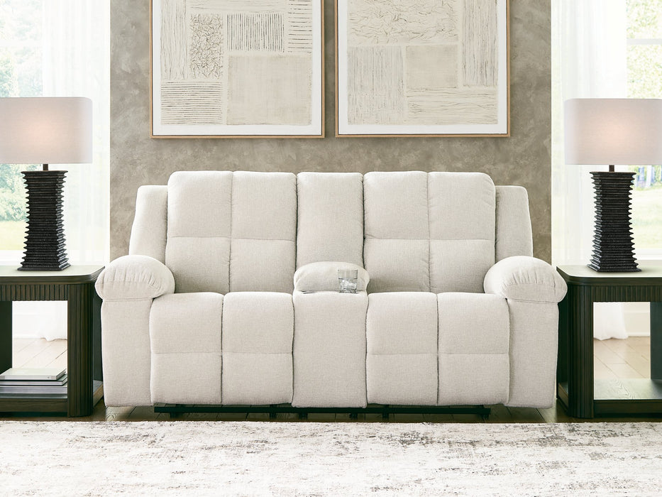 Orlen Reclining Loveseat with Console - Williston Home Furniture (Williston, FL)