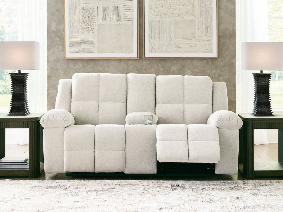 Orlen Reclining Loveseat with Console - Williston Home Furniture (Williston, FL)