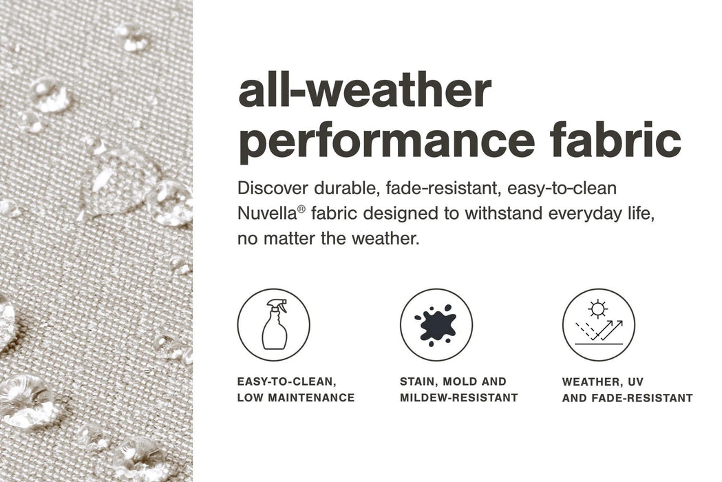 Elite Park Outdoor Loveseat, Lounge Chairs and Cocktail Table