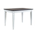 Allyson Park Pedestal Counter Height Leg Table in Wirebrushed White image