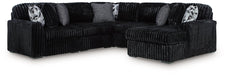 Midnight-Madness Sectional with Chaise - Williston Home Furniture (Williston, FL)