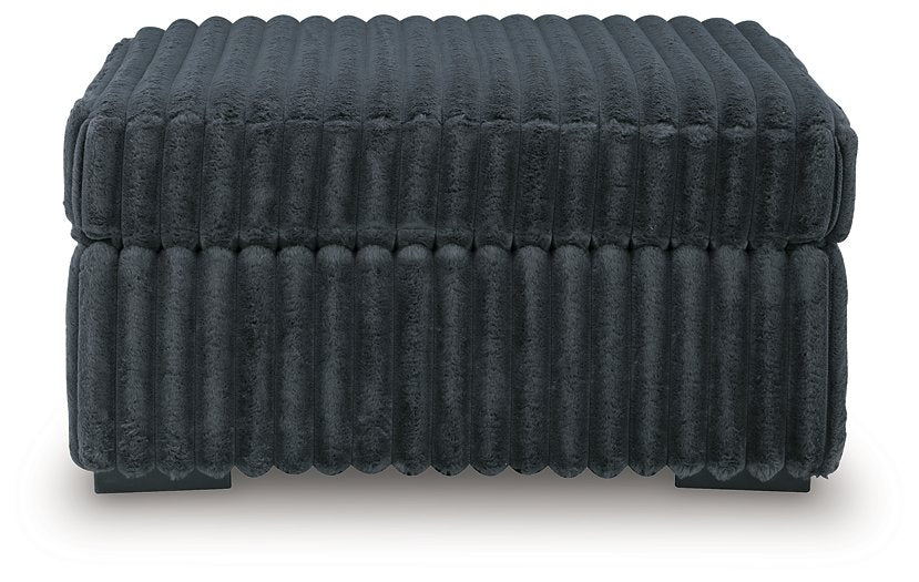 Midnight-Madness Oversized Accent Ottoman - Williston Home Furniture (Williston, FL)