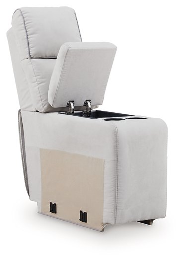 Social Pointe Reclining Sectional with Storage Consoles - Williston Home Furniture (Williston, FL)