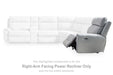 Social Pointe Reclining Sectional with Storage Consoles - Williston Home Furniture (Williston, FL)