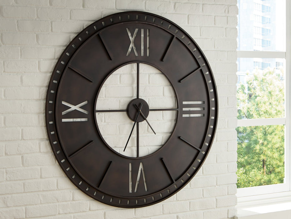 Lytle Wall Clock - Williston Home Furniture (Williston, FL)