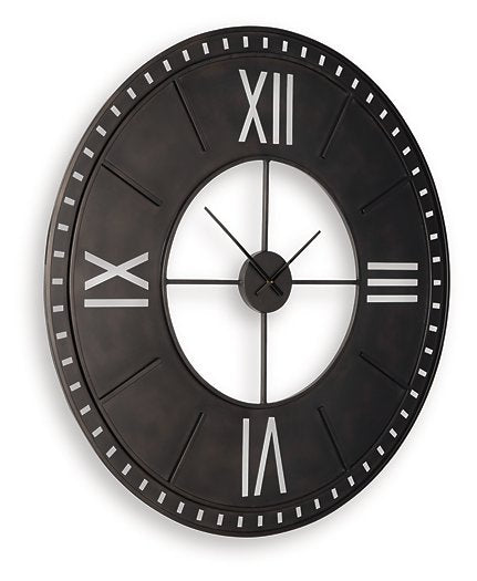 Lytle Wall Clock - Williston Home Furniture (Williston, FL)