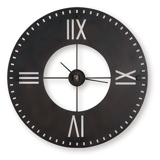 Lytle Wall Clock - Williston Home Furniture (Williston, FL)