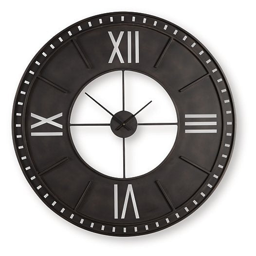 Lytle Wall Clock - Williston Home Furniture (Williston, FL)