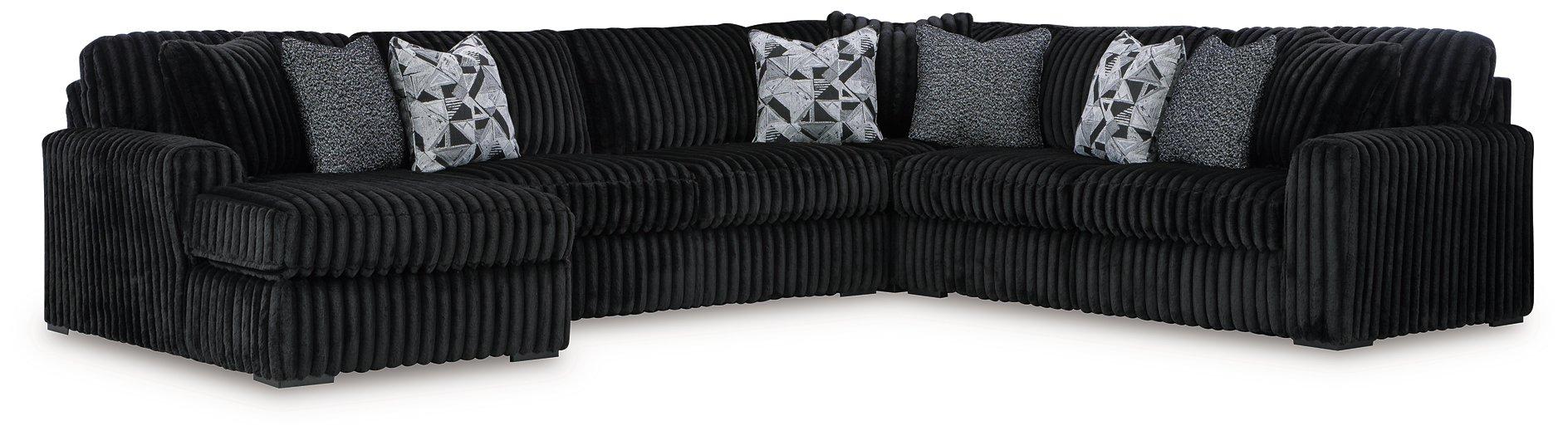 Midnight-Madness Sectional with Chaise - Williston Home Furniture (Williston, FL)