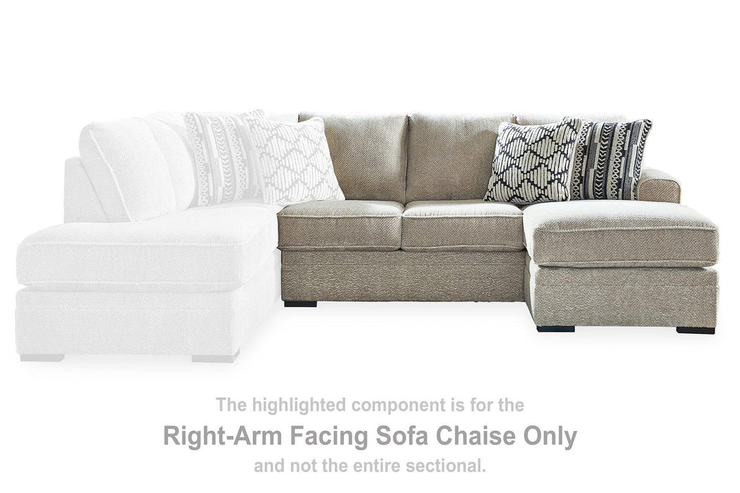 Calnita Sectional with Chaise - Williston Home Furniture (Williston, FL)