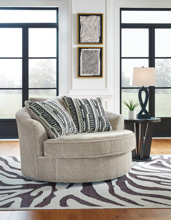 Calnita Oversized Swivel Accent Chair - Williston Home Furniture (Williston, FL)