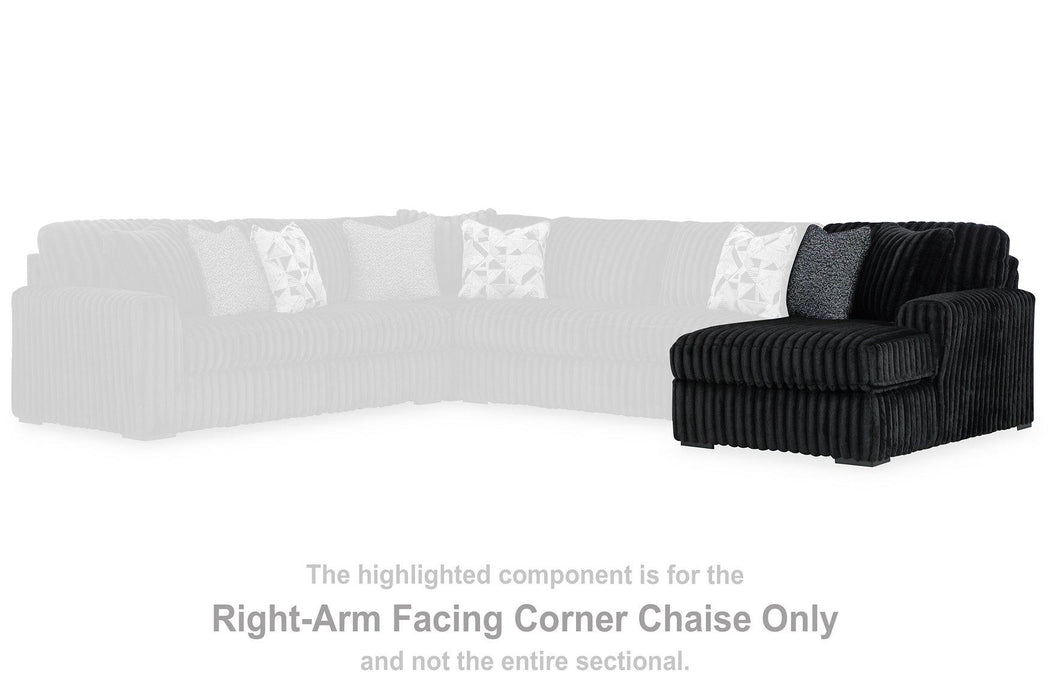 Midnight-Madness Sectional with Chaise - Williston Home Furniture (Williston, FL)
