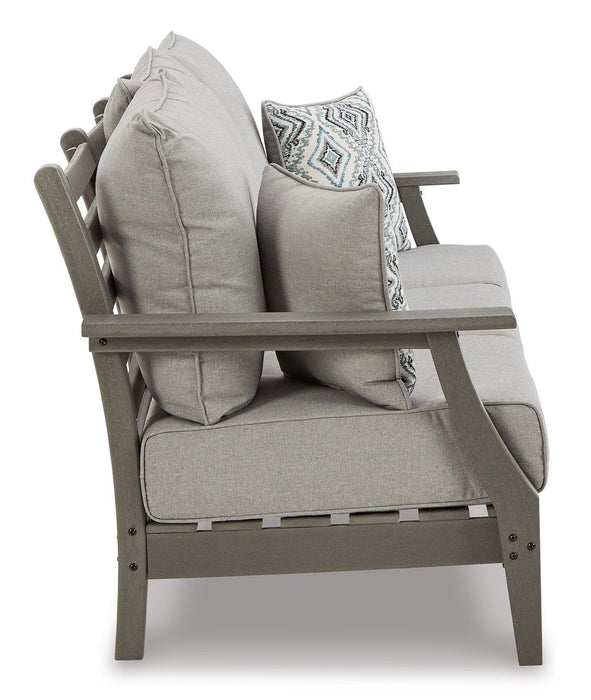 Visola Outdoor Sofa and Loveseat Set - Williston Home Furniture (Williston, FL)