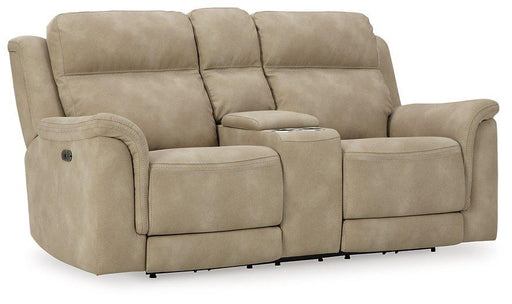 Next-Gen DuraPella Power Reclining Loveseat with Console - Williston Home Furniture (Williston, FL)