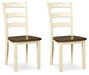 Woodanville Dining Chair Set - Williston Home Furniture (Williston, FL)