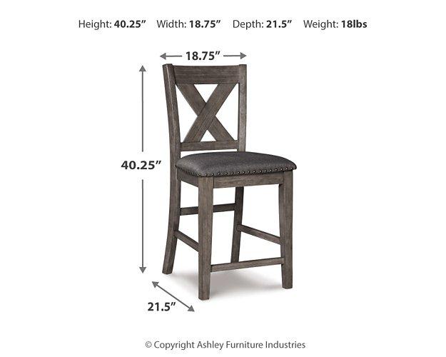 Caitbrook Counter Height Upholstered Bar Stool - Williston Home Furniture (Williston, FL)