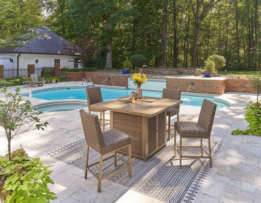 Walton Bridge Outdoor Bar Set - Williston Home Furniture (Williston, FL)