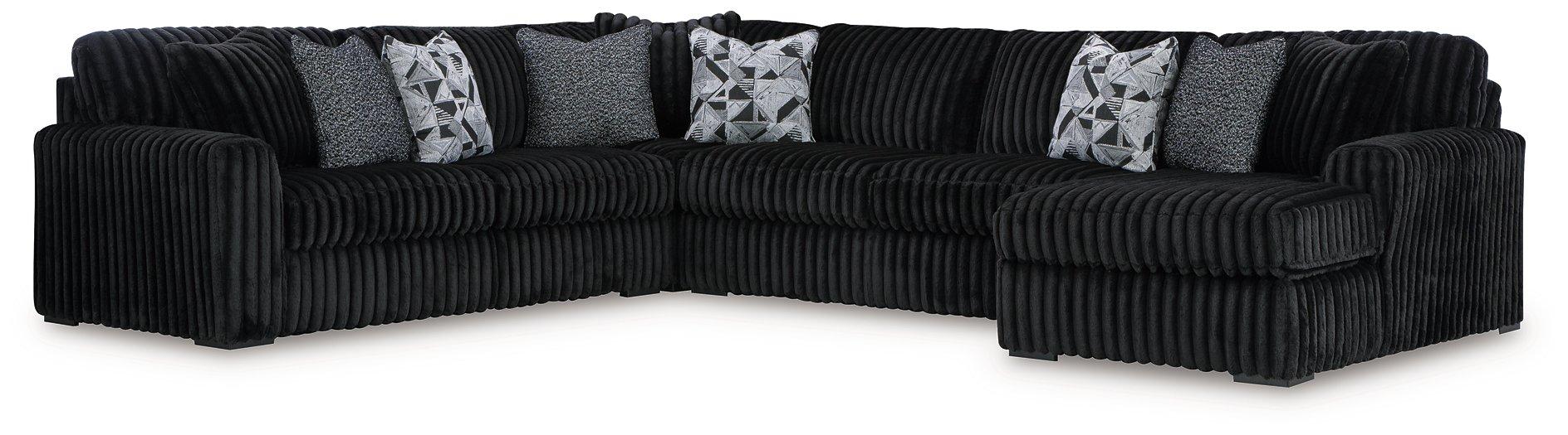 Midnight-Madness Sectional with Chaise - Williston Home Furniture (Williston, FL)