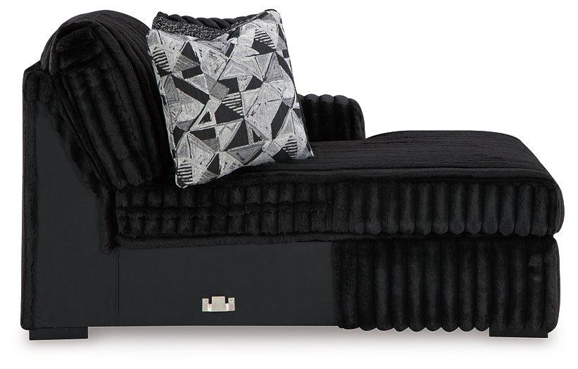 Midnight-Madness Sectional with Chaise - Williston Home Furniture (Williston, FL)