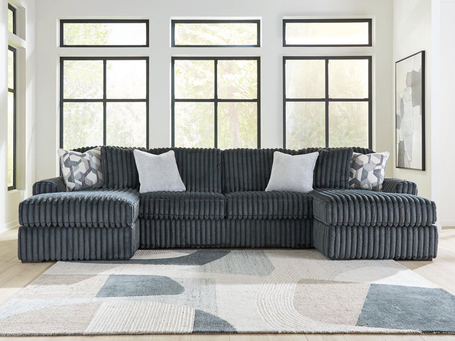 Midnight-Madness Sectional with Chaise - Williston Home Furniture (Williston, FL)