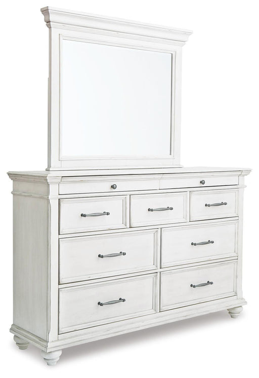 Kanwyn Dresser and Mirror - Williston Home Furniture (Williston, FL)