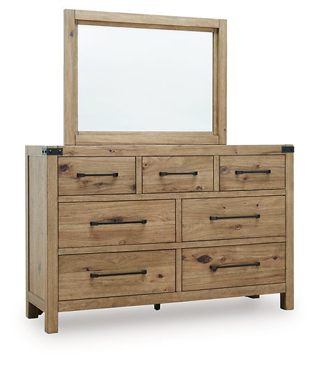 Ridgester Dresser and Mirror - Williston Home Furniture (Williston, FL)