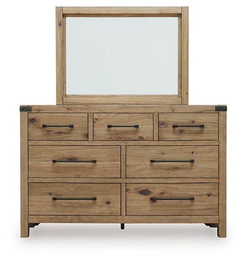 Ridgester Dresser and Mirror - Williston Home Furniture (Williston, FL)
