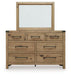 Ridgester Dresser and Mirror - Williston Home Furniture (Williston, FL)